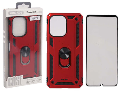 Funda protectora para teléfono móvil de la marca WOL-MOT, adecuada para iPhone6/7/8PLUS, X/XR/XS MAX/11/12/13/14/15Pro max ring Armor, funda para teléfono móvil