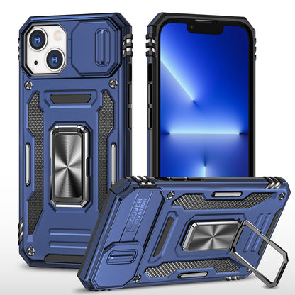 Funda protectora para teléfono móvil de la marca WOL-MOT, adecuada para Motorola G73, funda para teléfono móvil con soporte para anillo