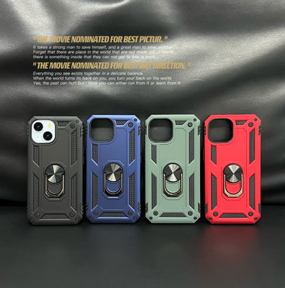 Funda protectora para teléfono móvil de la marca WOL-MOT, adecuada para iPhone6/7/8PLUS, X/XR/XS MAX/11/12/13/14/15Pro max ring Armor, funda para teléfono móvil